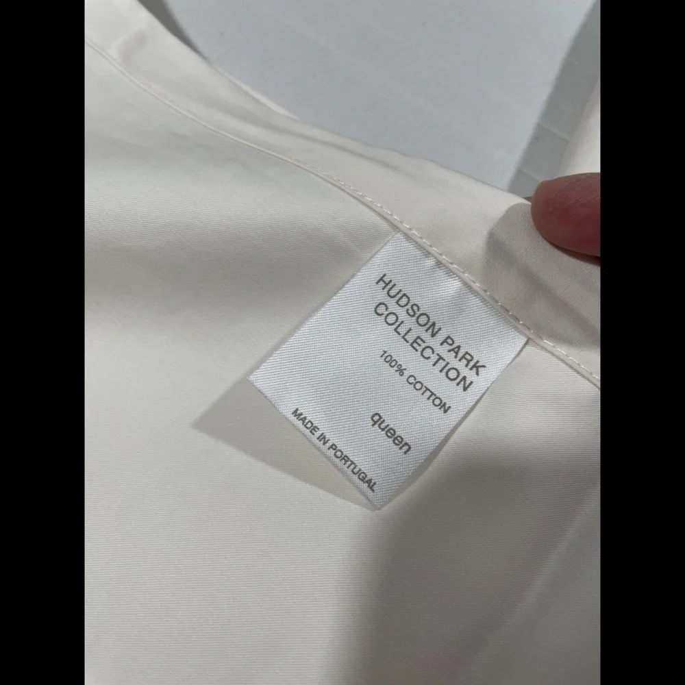 NIB [ Queen ] for Hudson Park 825TC Flat Sheet in Supima‎ Cotton